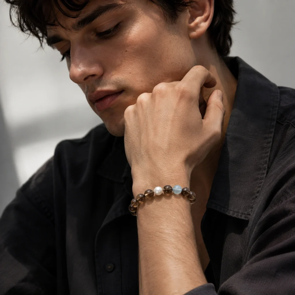 Smoky Quartz Pearl Bracelet – Last Light