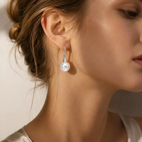Freshwater Pearl Drop Earrings - Classic Pearl Elegance