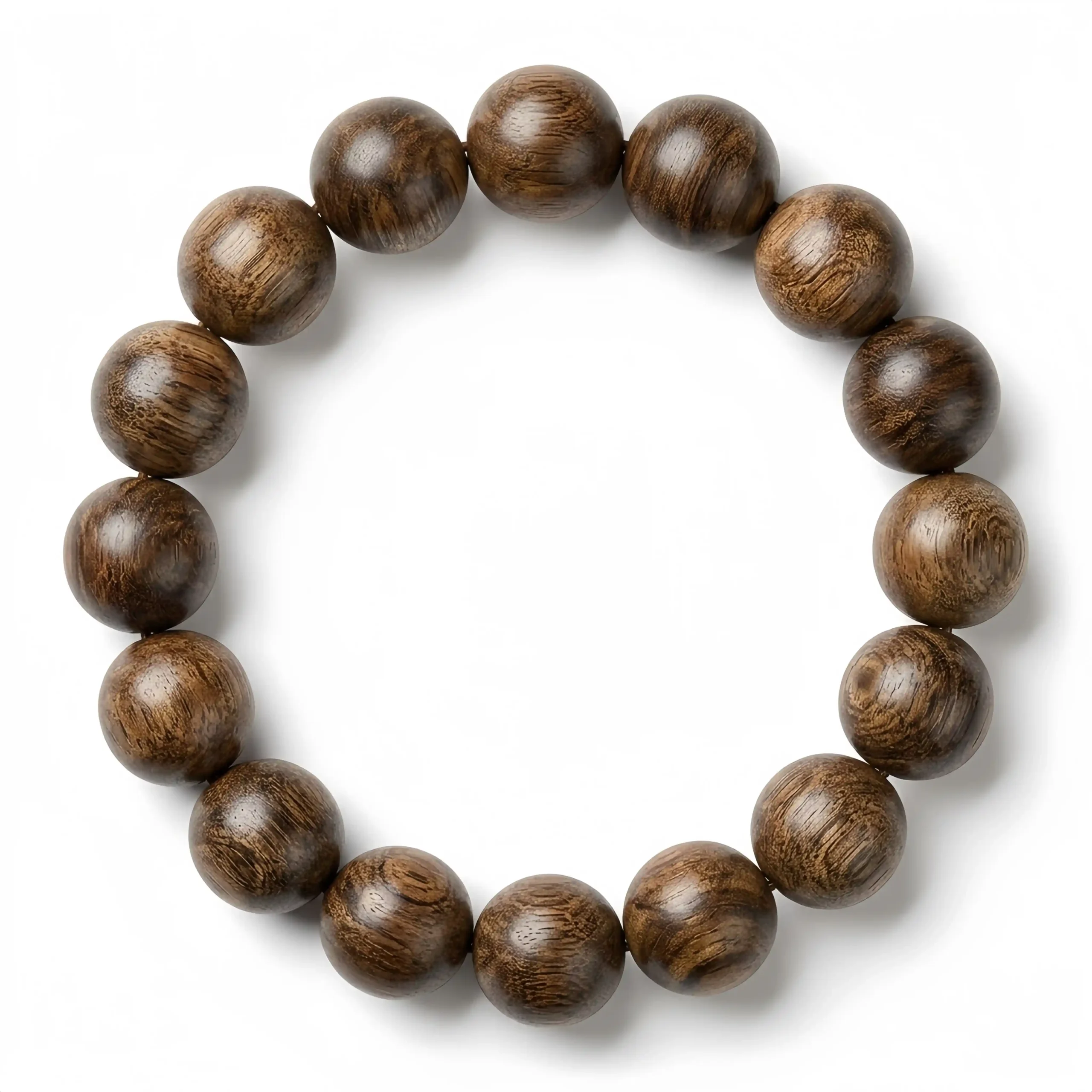 Agarwood Bead Bracelet