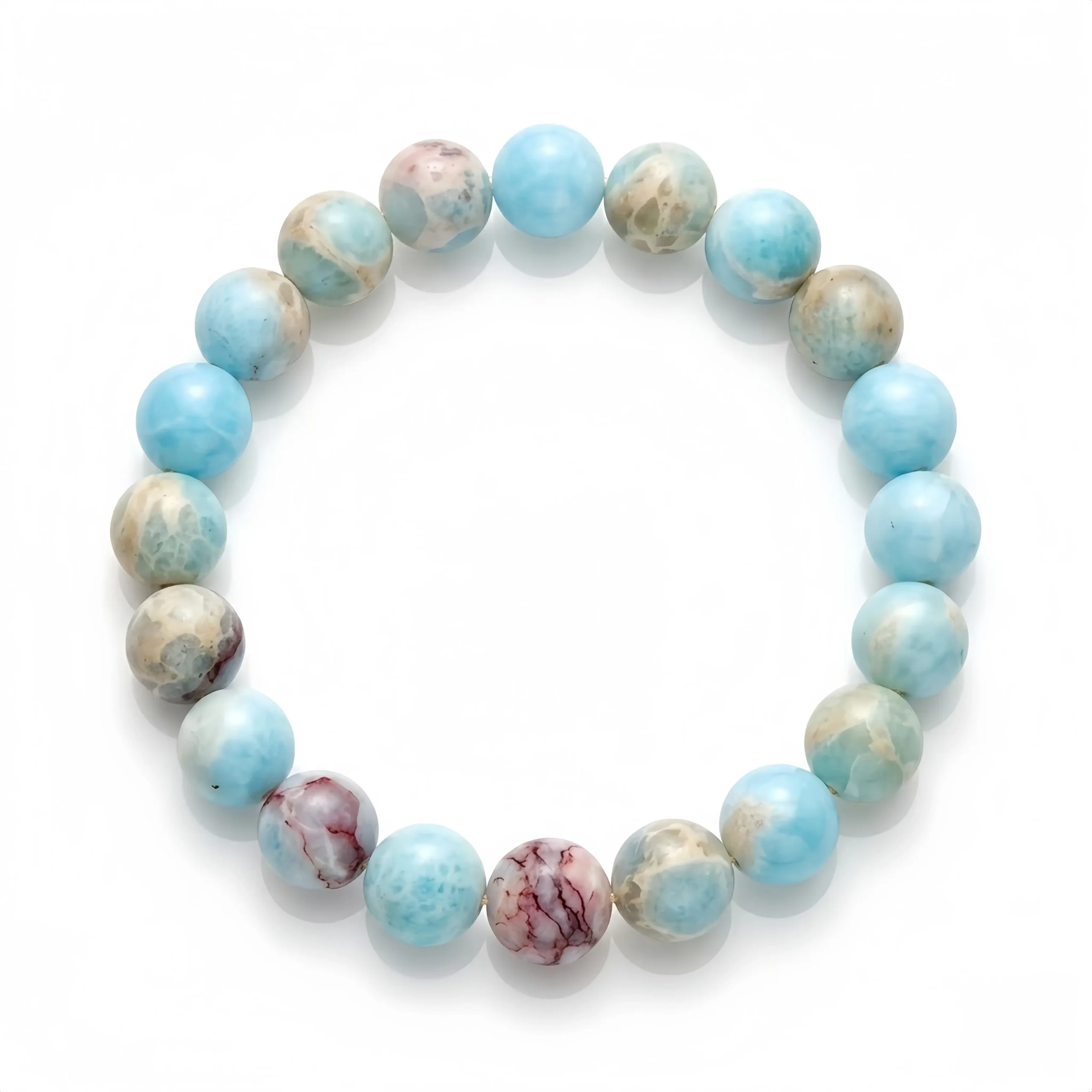Shoushan Stone Bead Bracelet