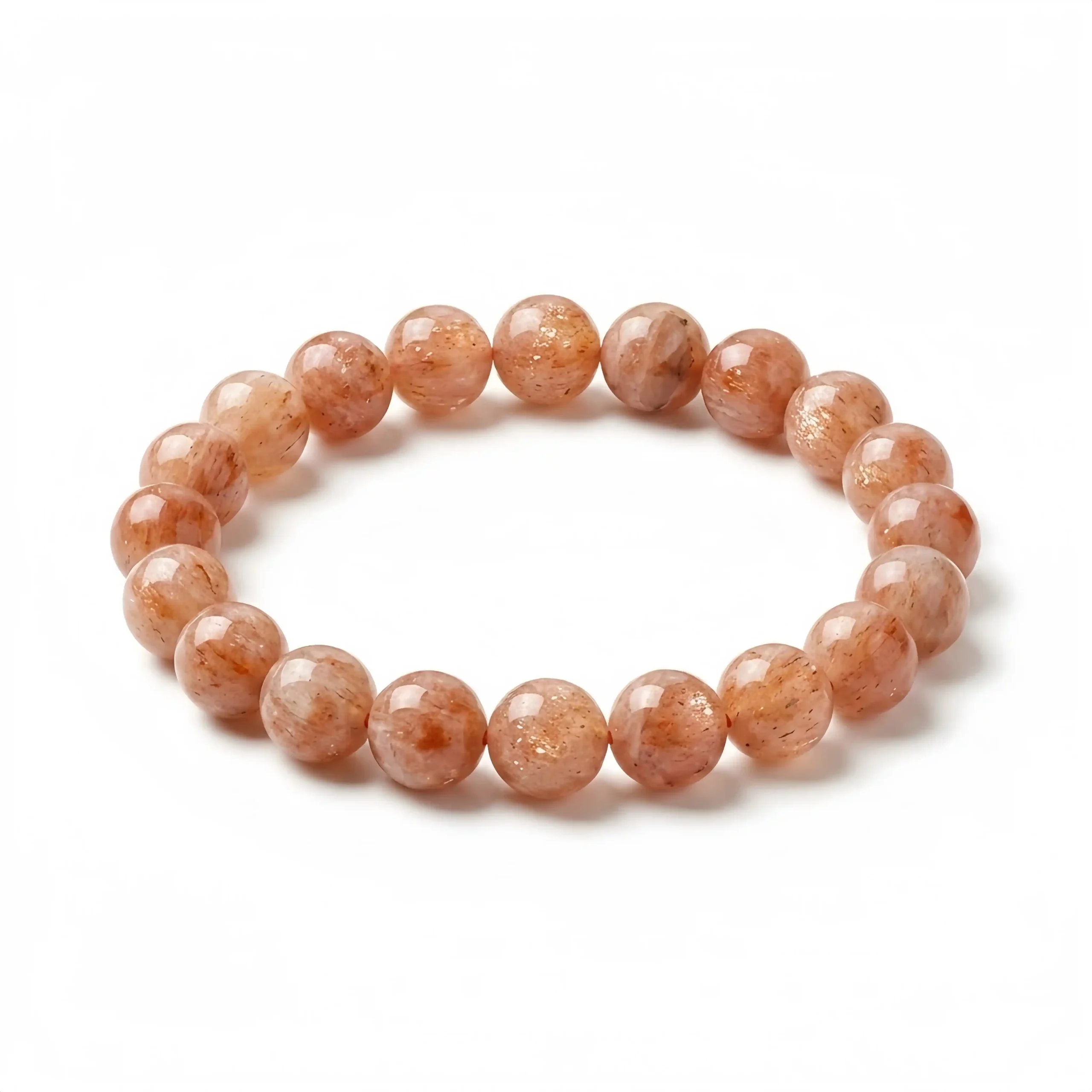 Golden Sunstone Bead Bracelet