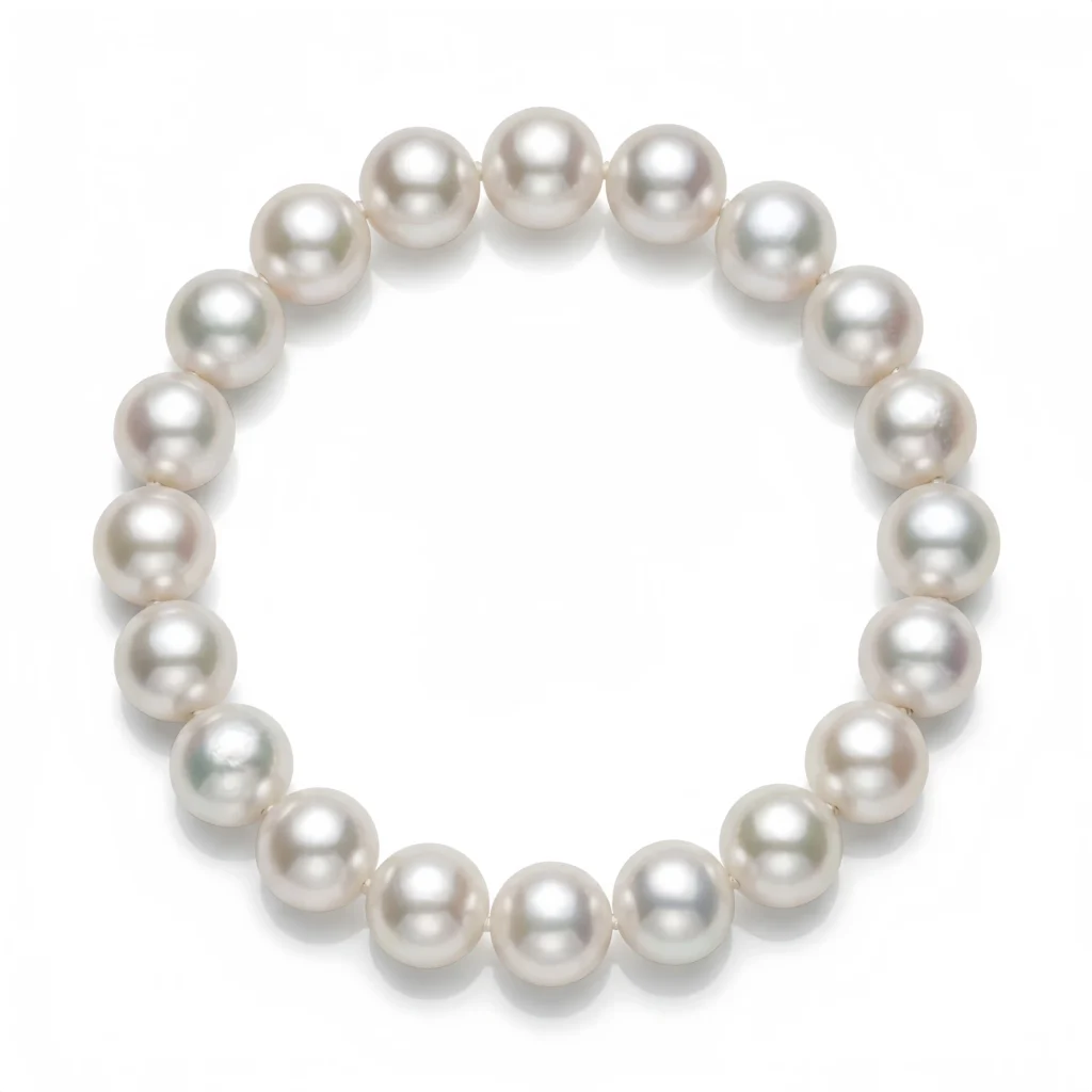 Natural Pearl Bead Bracelet – Timeless Handmade Elegance
