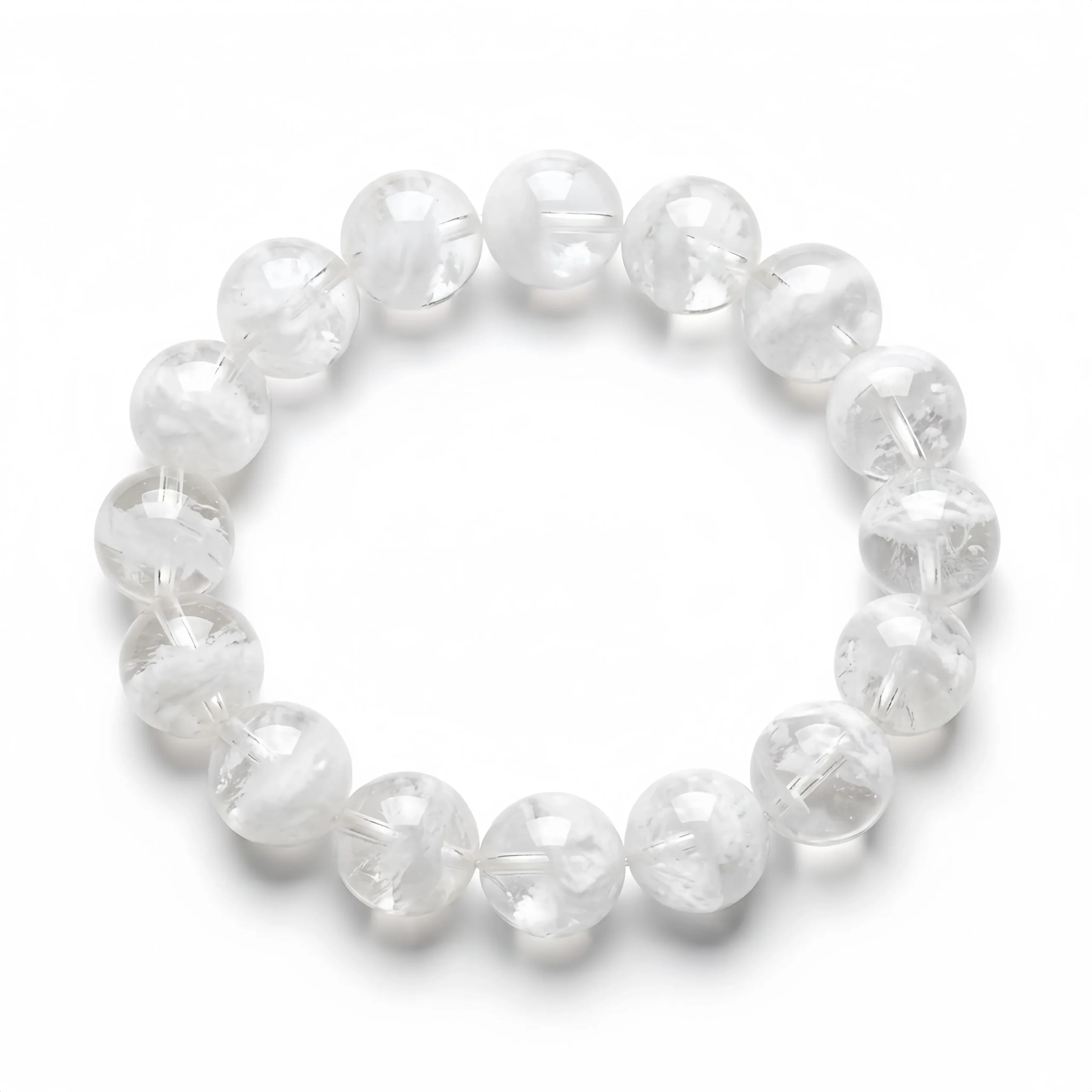 White Phantom Quartz Bracelet