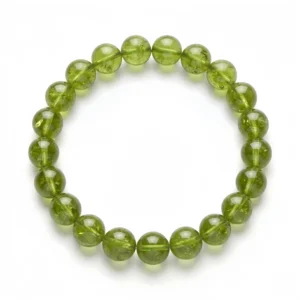 Natural Tsavorite Garnet Beaded Bracelet – Vibrant Green Gemstone