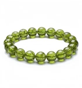 Natural Tsavorite Garnet Beaded Bracelet – Vibrant Green Gemstone