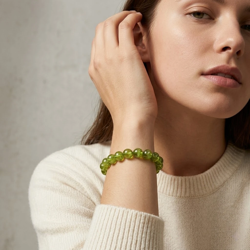 Tsavorite Bead Bracelet