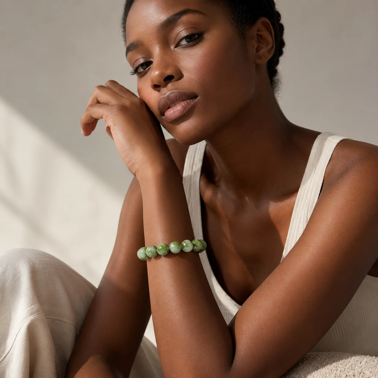 Xiuyu Jade Bead Bracelet
