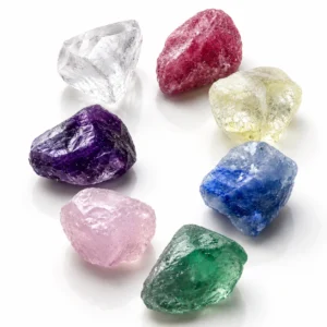 Natural Crystal Stone Set with Aventurine, Lapis Lazuli & Quartz