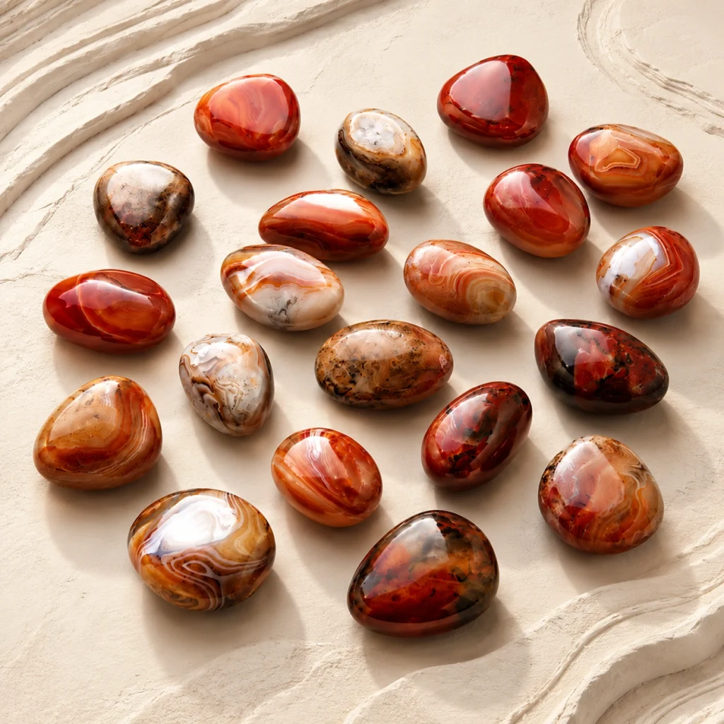 Chalcedony Agate Pocket Stone Collection