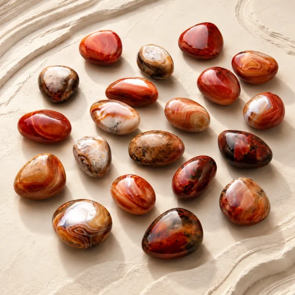 Chalcedony Agate Pocket Stone Collection