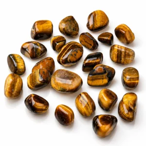 Natural Tiger Eye Gemstone Polished Stone Collection