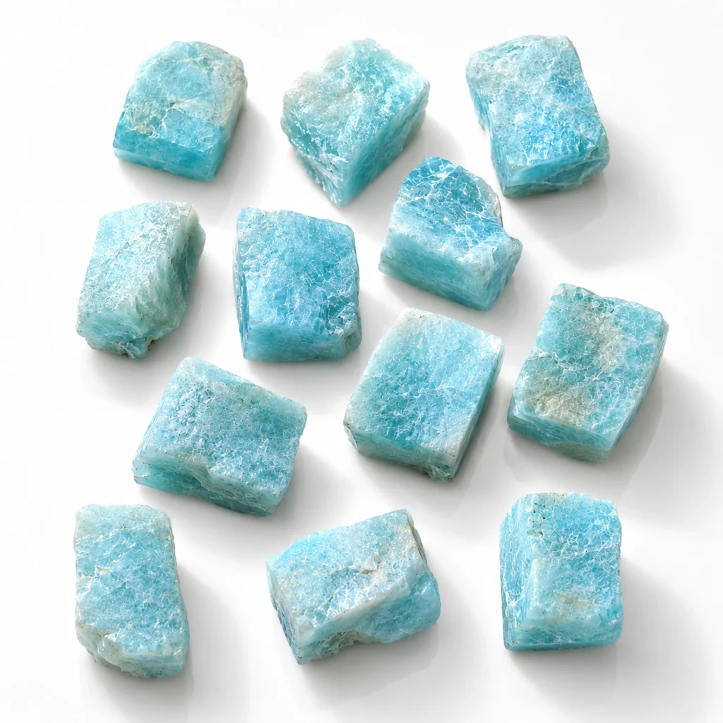 Amazonite Rough Stone – Natural Blue Crystal Pocket Stone