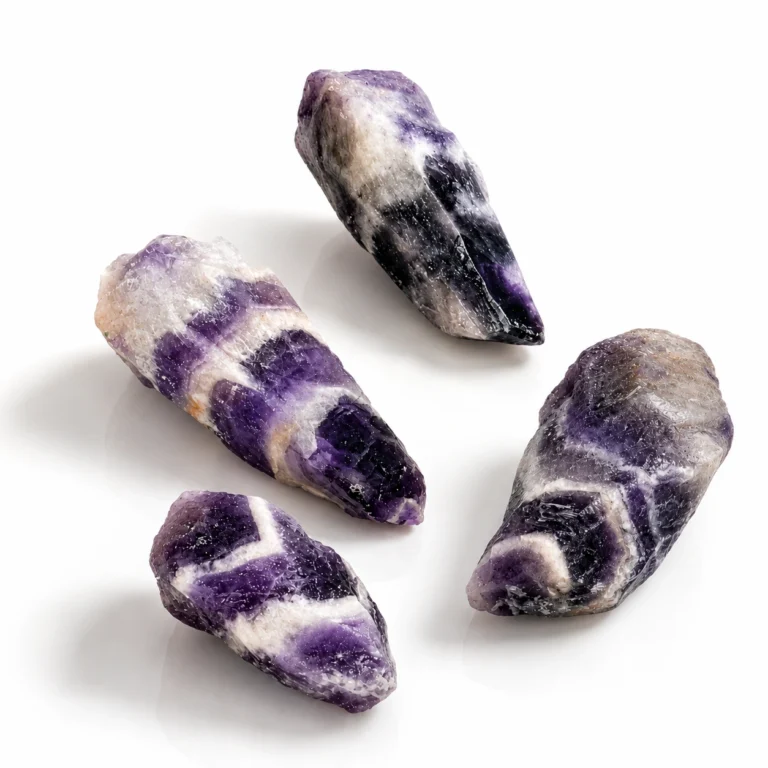 Chevron Amethyst Pocket Stone – Natural Chevron Quartz Crystal