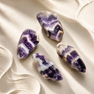 Chevron Amethyst Pocket Stone – Natural Chevron Quartz Crystal