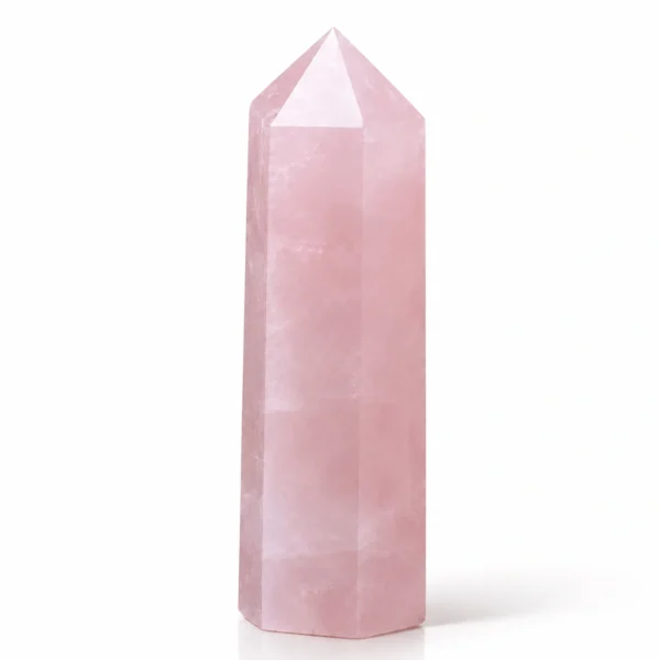 Rose Quartz Crystal Tower Polished Natural Stone Point