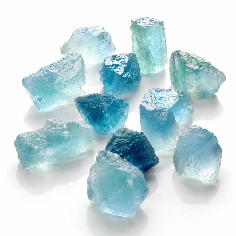 Fluorite Pocket Stone – Ocean Mist