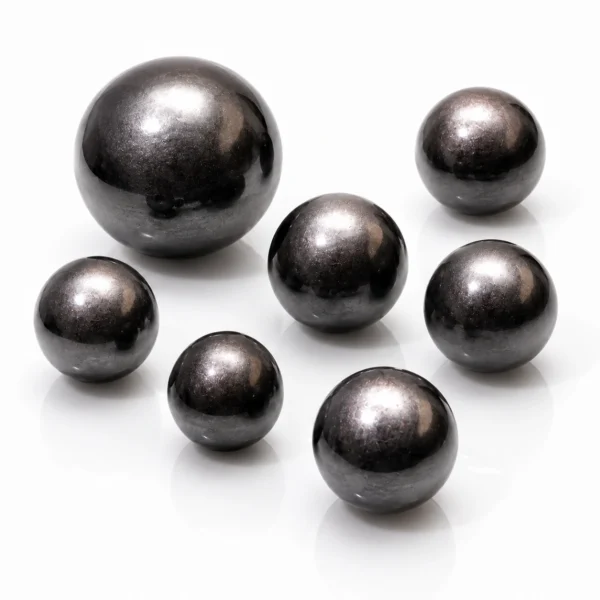 Silver Sheen Obsidian Sphere Crystal Decor