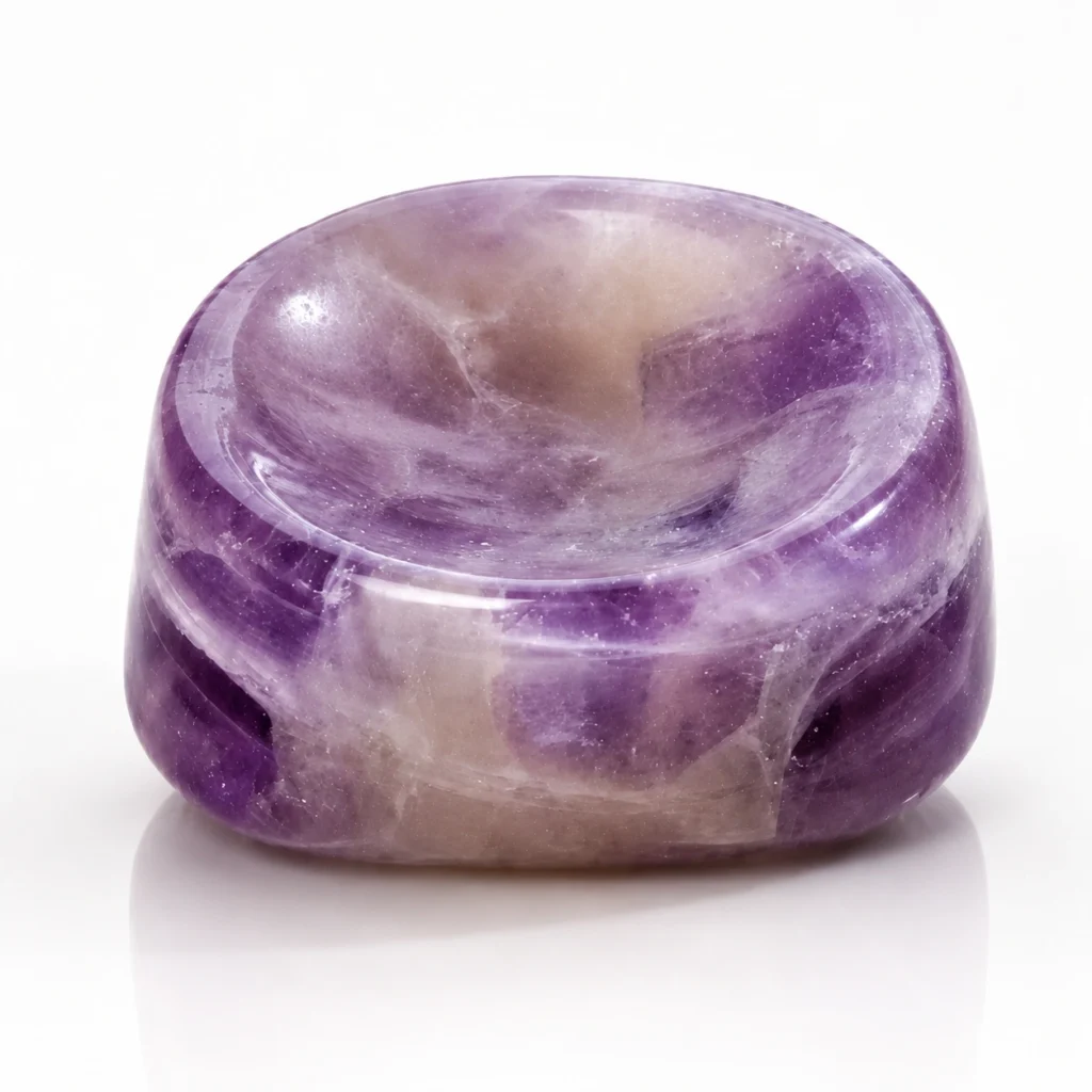 Amethyst Crystal Sphere Stand Natural Polished Display Base