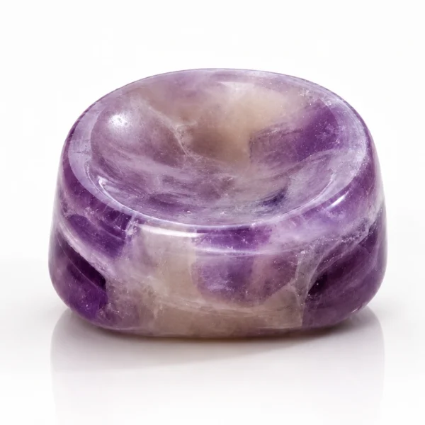 Amethyst Crystal Sphere Stand Natural Polished Display Base