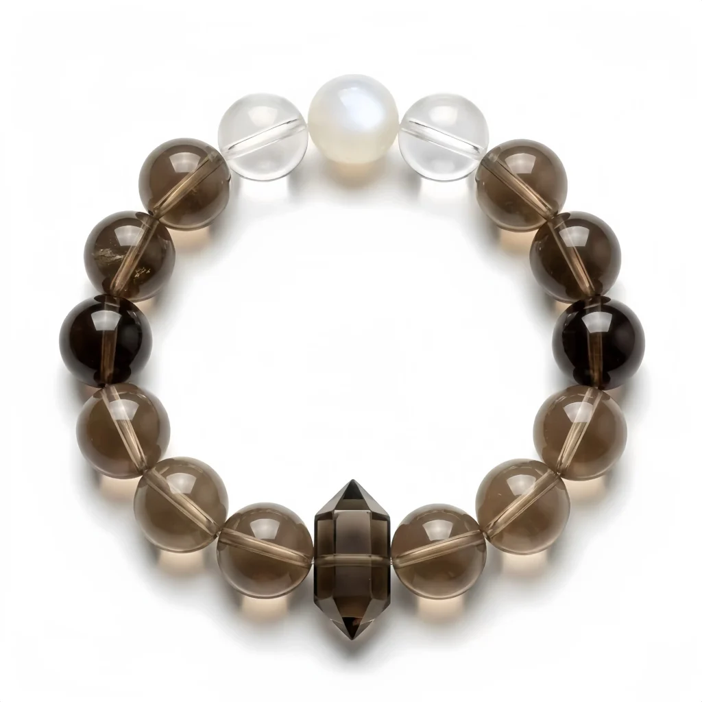 Smoky Quartz Beaded Bracelet – Order of the Moon