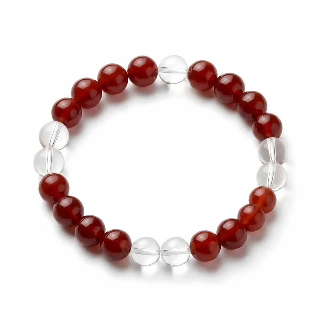 Red Agate Beaded Bracelet – Venus Signal