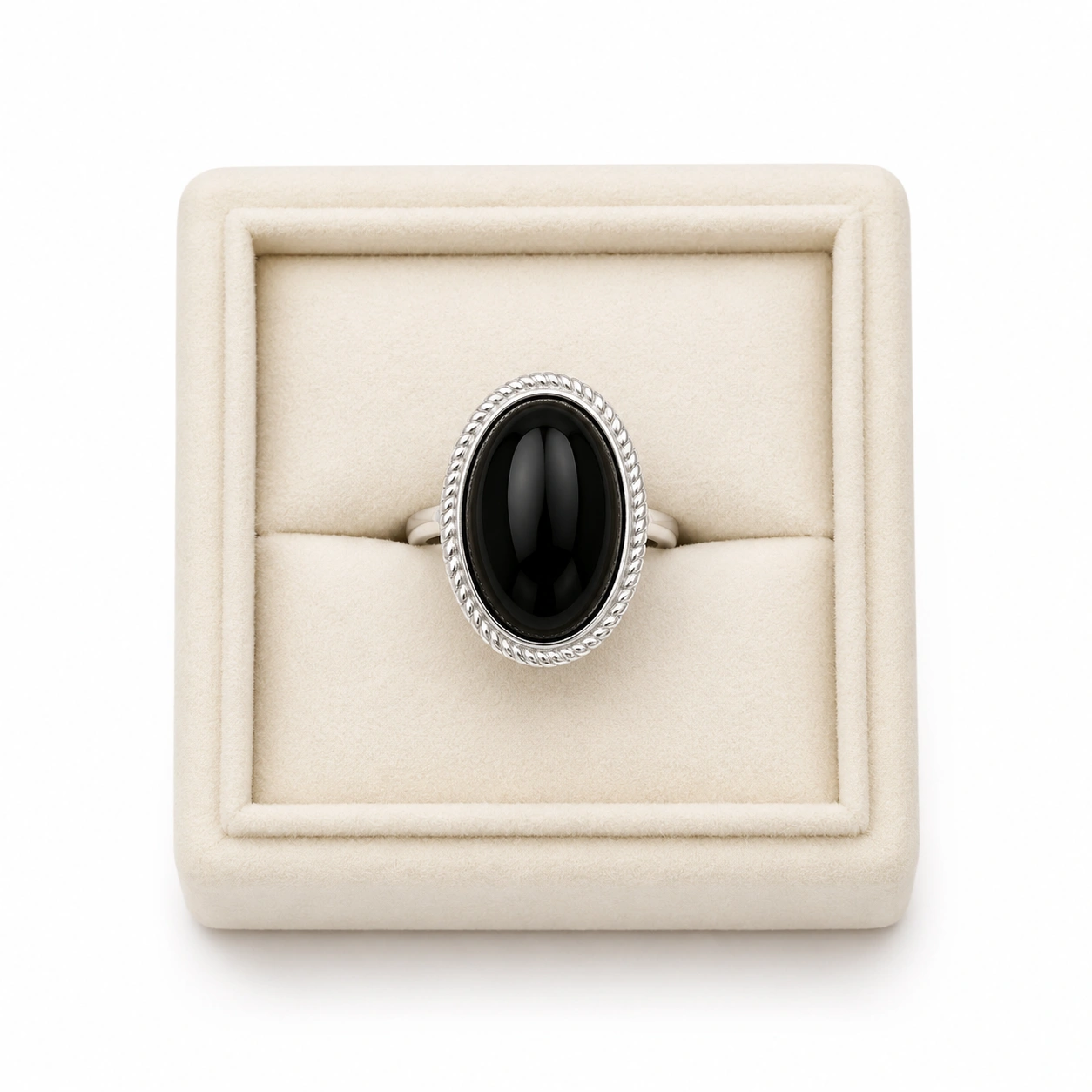 Black Onyx Vintage Ring