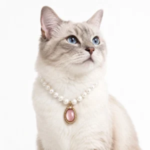 Kitty Pearl Vintage Pearl Cat Collar